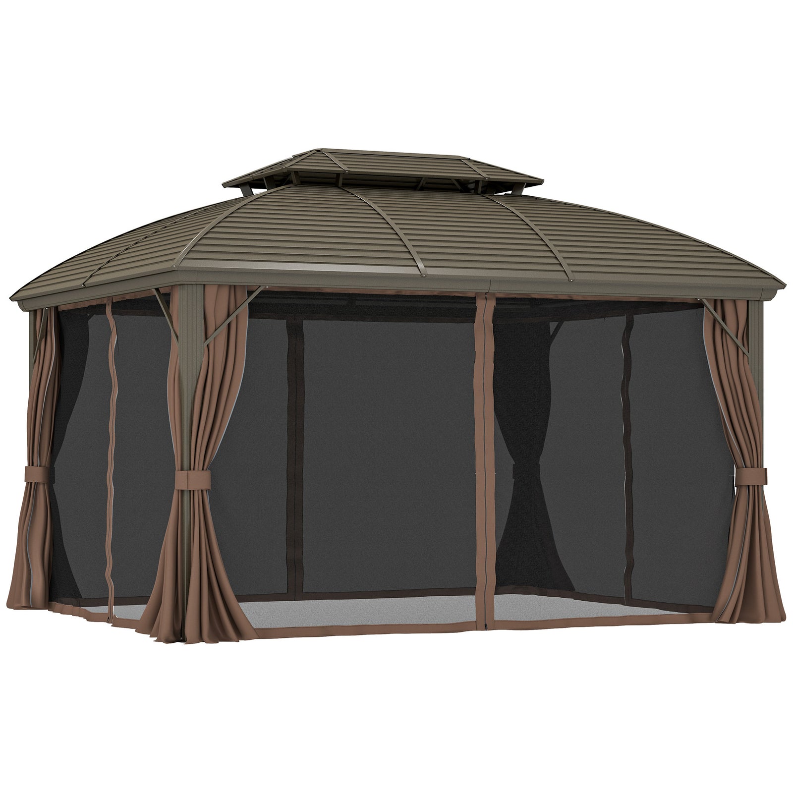 3.65x3m Hardtop Steel Gazebo