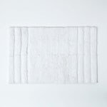 Spa Supreme Luxury Bath Mat | Bath  Pedestal Set | White