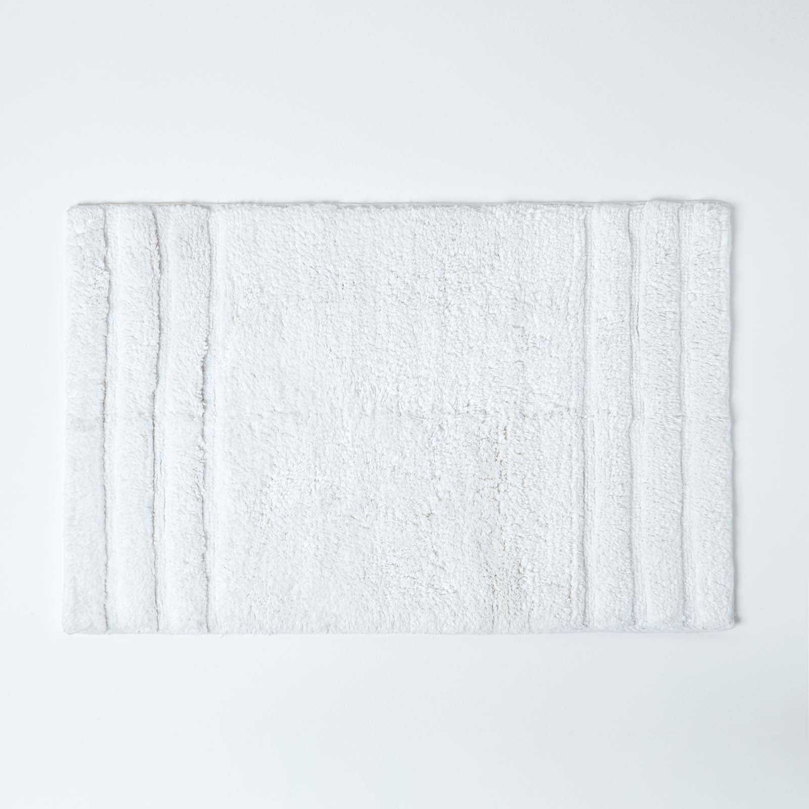Spa Supreme Luxury Bath Mat | Bath  Pedestal Set | White