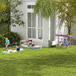 2 Seater Kids Swing Chair, Fairy-themed With Adjustable Canopy