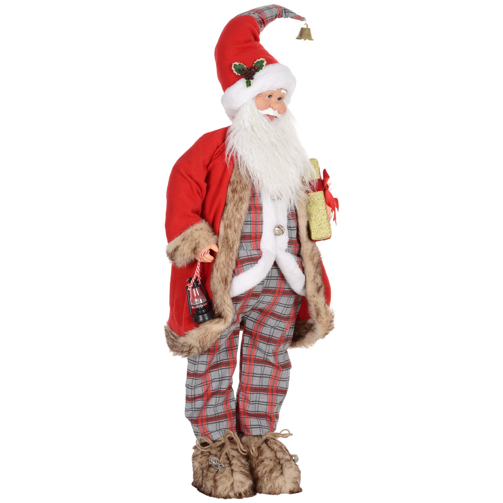141cm Animated Santa Claus With Sound Activated