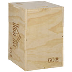 3-in-1 Wooden Plyo Box W/ Handles