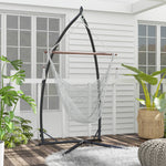 Hammock Chair Stand, Hanging Heavy Duty Metal Frame W/ Chain