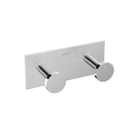 Double Towel Hook, Robe Hook, Self-adhesive, Chrome, Stick Collection