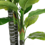 190cm H Artificial Tropical Plant With Large Green Leaves In Black Pot Indoor Decorative Tree