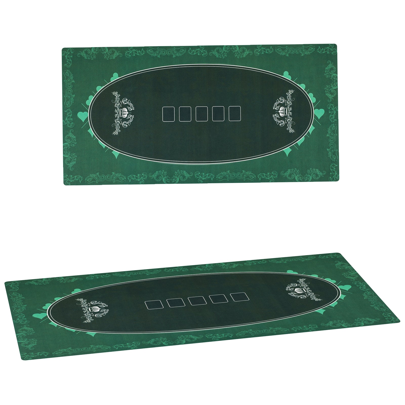 239.3 X 115.5 Cm Poker Mat 12 Player Water-resistant