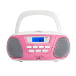 Bbtu-300 Boombox Portable Cd Radio | Pink