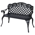 Garden Bench Park Chair Cast Aluminium