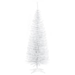 5ft Pencil Artificial Christmas Tree With Solid Stand Tips White | 5ft | White