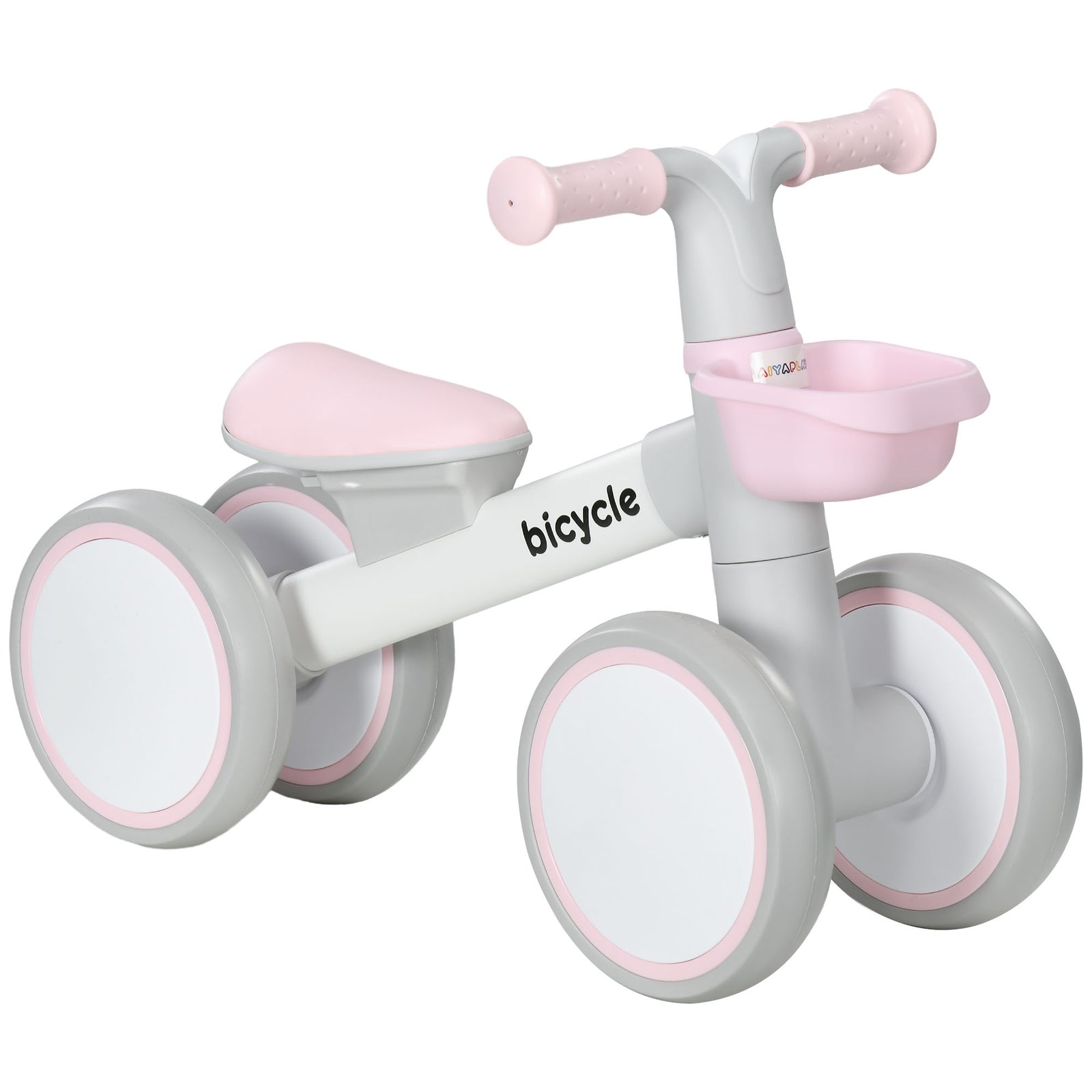 1-3 Year Kids Balance Bike, No Pedal | Pink
