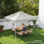 Gazebo Roof Replacement Uv50+ Waterproof 3x3(m) | White