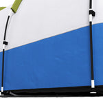 2-3 Man Camping Tunnel Tent With Bedroom And Living Room | Green