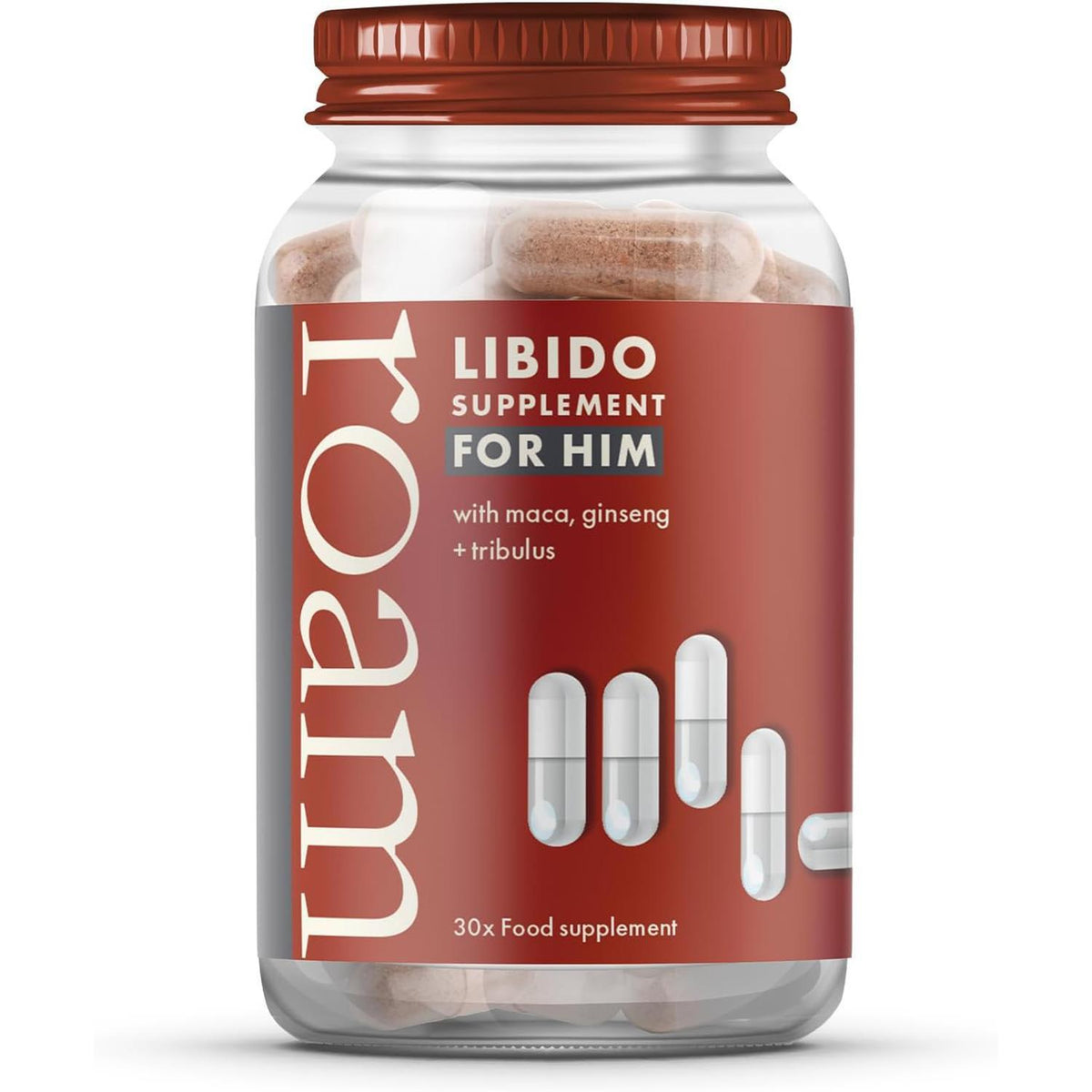 Roam Libido For Him Libm30 Performance Supplement Natural Vitality Boost | Set of 2