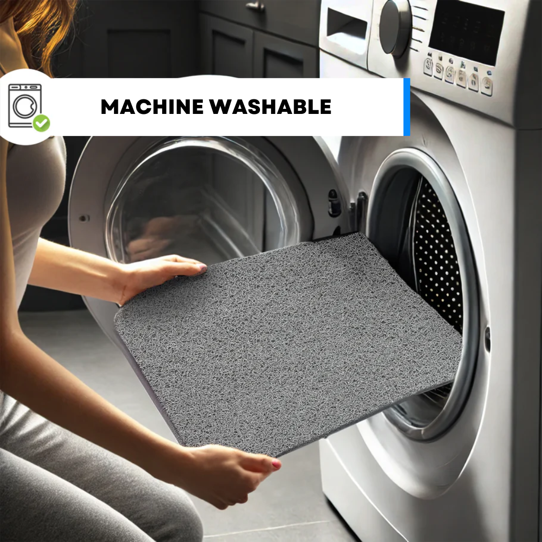 Spaghetti Anti Slip Quadrant Shower/bath Mat - Heart Embossed | 53cm x 53cm | Grey