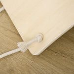 Wood Wobble Board With Ropes For Kids And Adults | Yellow