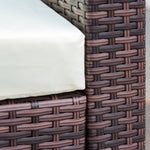 6 Pieces Rattan Furniture Set Garden Sofa Conservatory | Cream