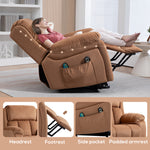 Lift Chair Riser Recliner W/ Vibration Heat