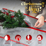 Grey Xmas Tree Storage Bag For 7ft Artificial Trees Wi/ Handle