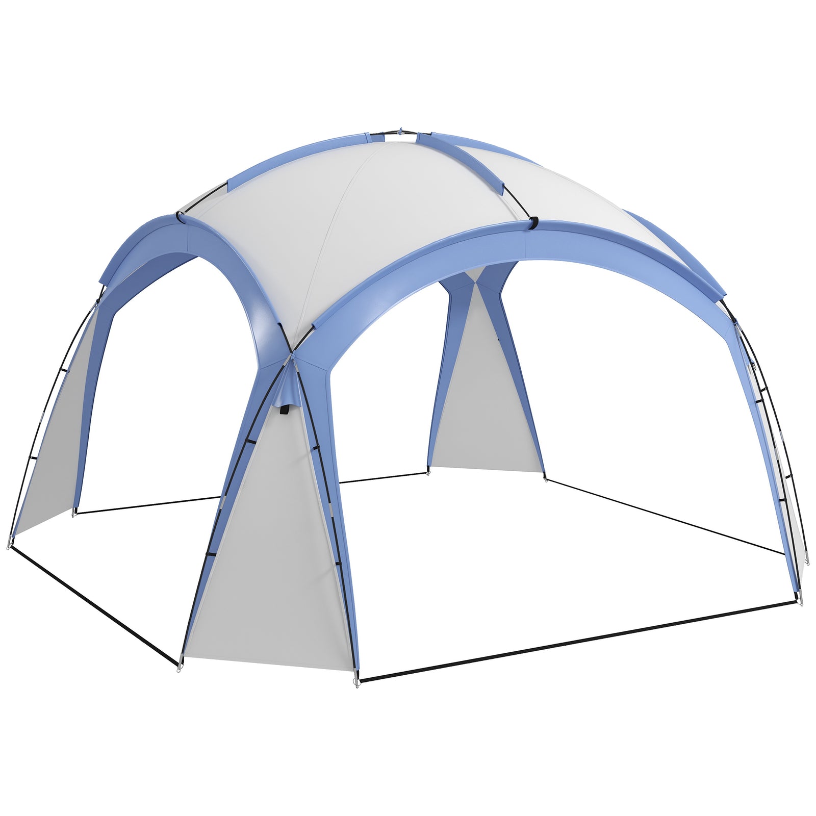 Outdoor Gazebo Event Dome Shelter Party Tent For Garden 3.5 x 3.5m | Light Blue