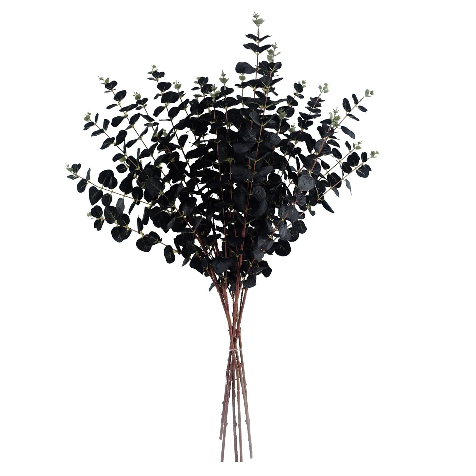 6 X 80cm Black Eucalyptus Foliage Stem