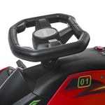 12v Electric Go Kart For Kids With Music, Led Lights | Red