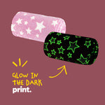 Wicked Gizmos Pink Glow In The Dark Blanket Plush Star Print Machine Washable