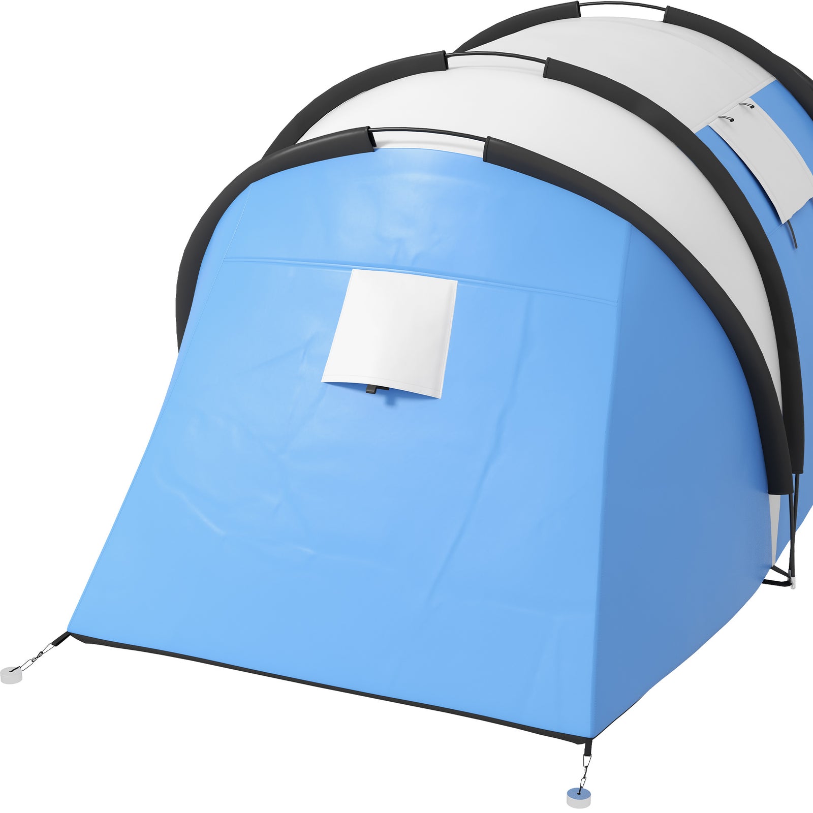 2 Bedroom Camping Tent With Living Area, 3000mm Waterproof | Blue