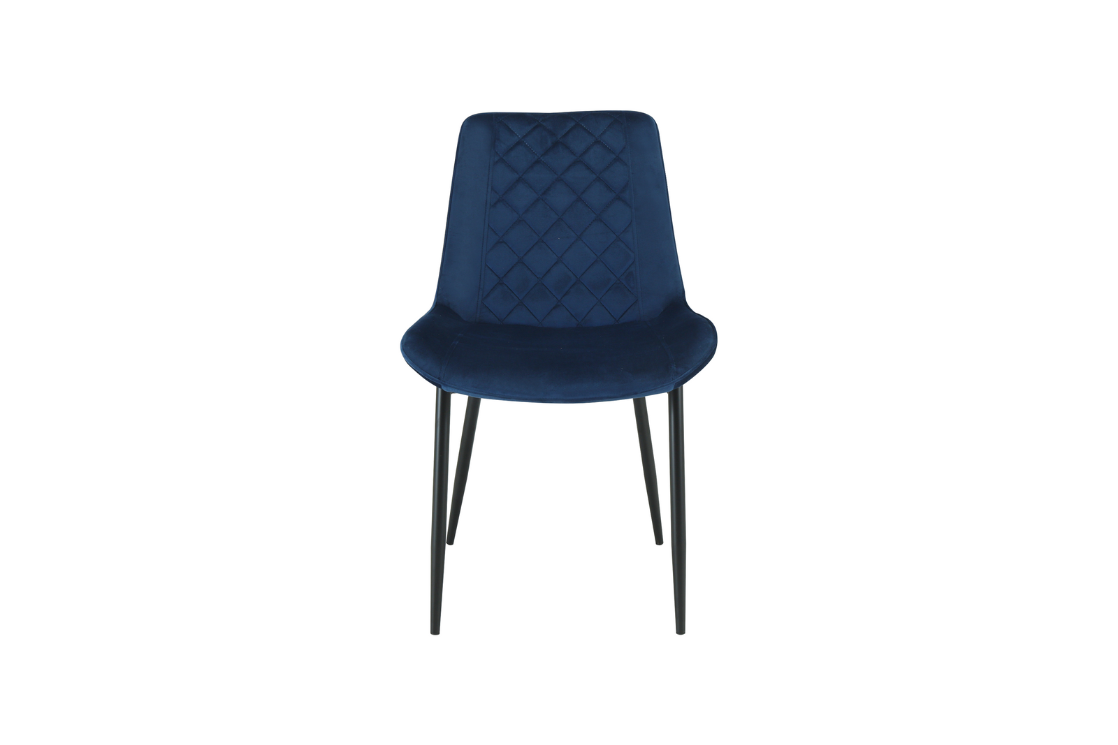 Amelia Velvet Comfort Dining Chairs | One Size | Blue