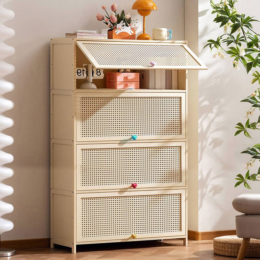 Bamboo Freestanding Sideboard Storage Cabinet