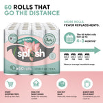 Toilet Roll, Spirits Of Tera – Quilted Soft 3-ply Tissue | 60 Rolls | White