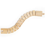 2 Crazy Track Pieces for Wooden Train Sets