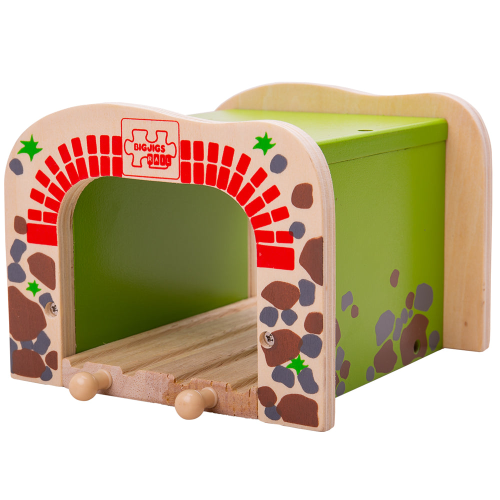 Double Track Tunnel for Wooden Train Sets