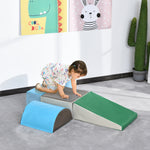 5 Piece Soft Safe Foam Playset Climb And Crawl Activity Toy For Toddler | Blue