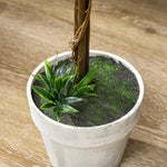 Set Of 2 60cm Potted Artificial Ball Tree With Lavender | Set of 2 | White
