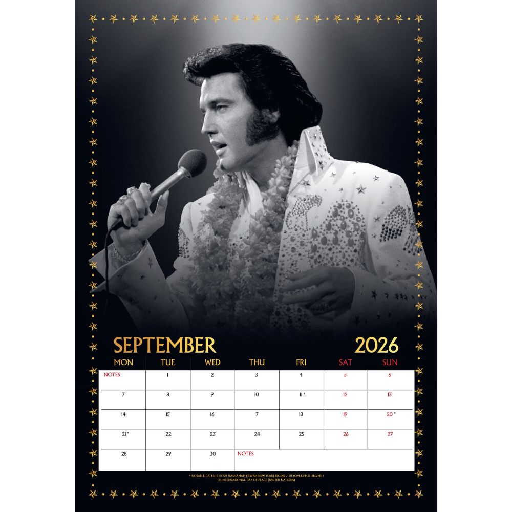 2026 A3 Calendar Official Product FSC Accredited