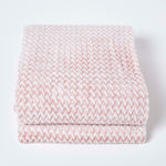Mora Faux Fur Velvet Throw | 130cm x 160cm | Pink