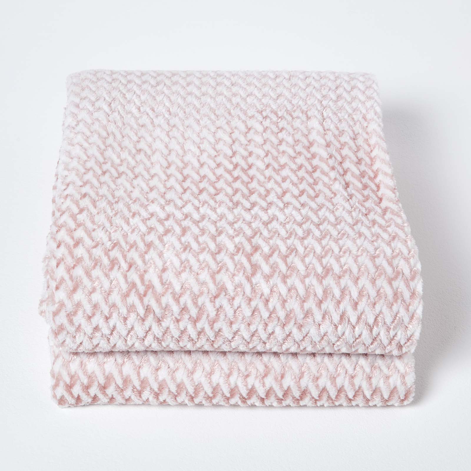 Mora Faux Fur Velvet Throw | 200cm x 230cm | Pink