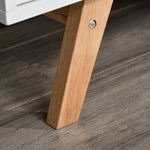 Elegant Tv Stand Storage Unit W/ Wood Legs
