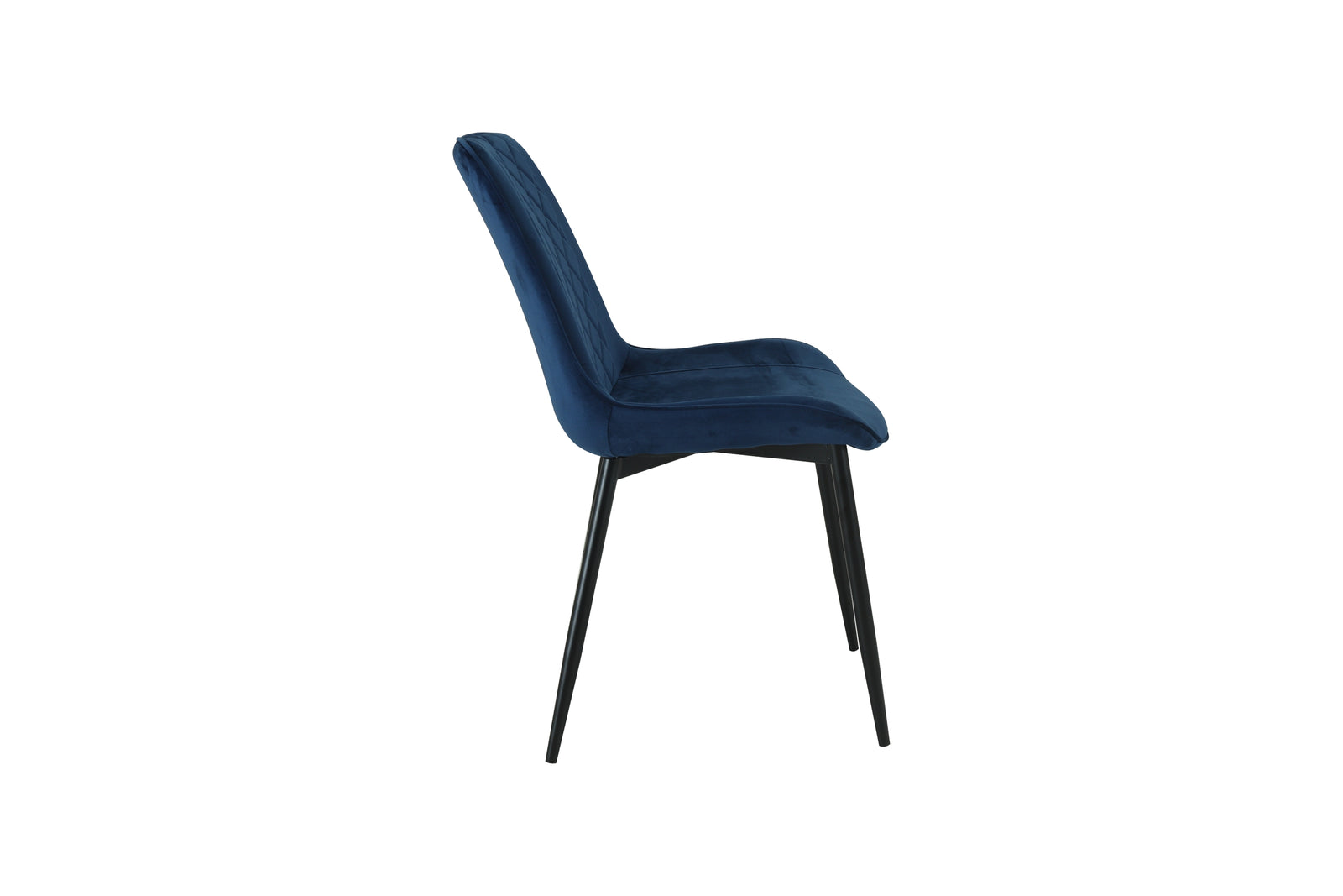 San Diego Marble Top Dining Table With Amelia Velvet Chairs | Blue