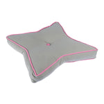 Star Shaped Floor Cushion | Pink & Grey