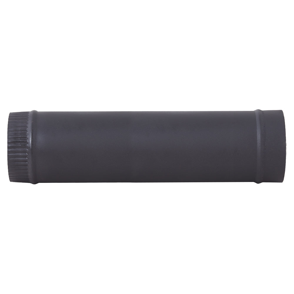 Black Cast Iron Wood Burning Stove Pipe | Large