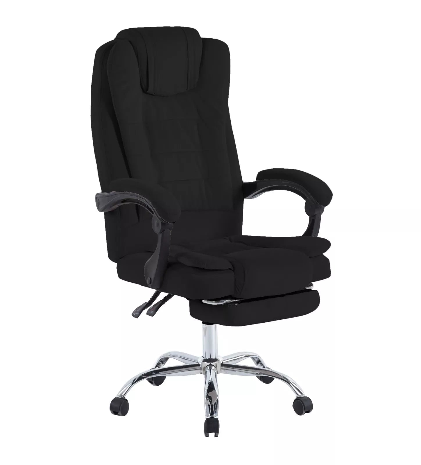 Swivel Velvet Office Chair Ergonomic Leisure Chair Height Adjustable Desk Chair | Black