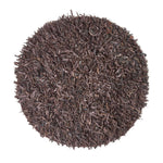 Dallas Leather Shaggy Rug | 150cm | Chocolate
