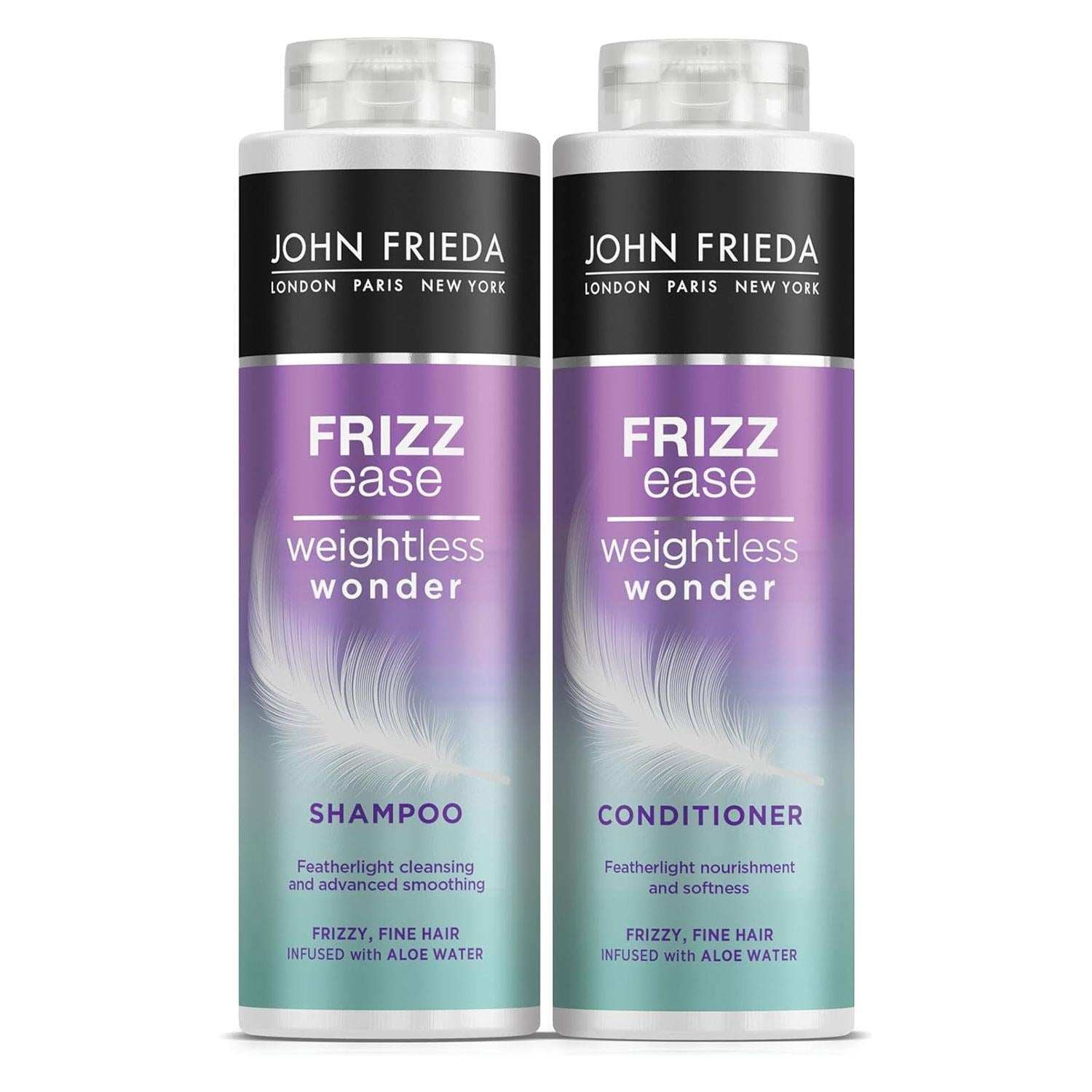 Frizz Ease Weightless Wonder Hair Shampoo & Conditioner Duo, 500ml