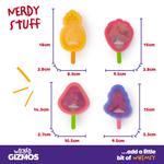 4 Fruit-shaped Ice Lolly Moulds - Bpa Free Summer Treats