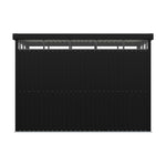 9.71 × 8.46 Ft Metal Garden Storage Shed Skylight Roof Shed,large Outdoor Tool House Flat Roof Storage & Lockable Door