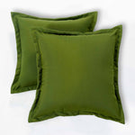 Plain Outdoor Cushion 45 X 45 Cm, Set Of 2 | 45cm x 45cm | Green