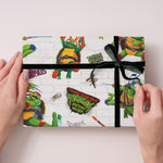 2 Sheets & 2 Tags Wrapping Paper