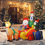 Blow Up Outdoor Christmas Decoration With Built-in Led Lights