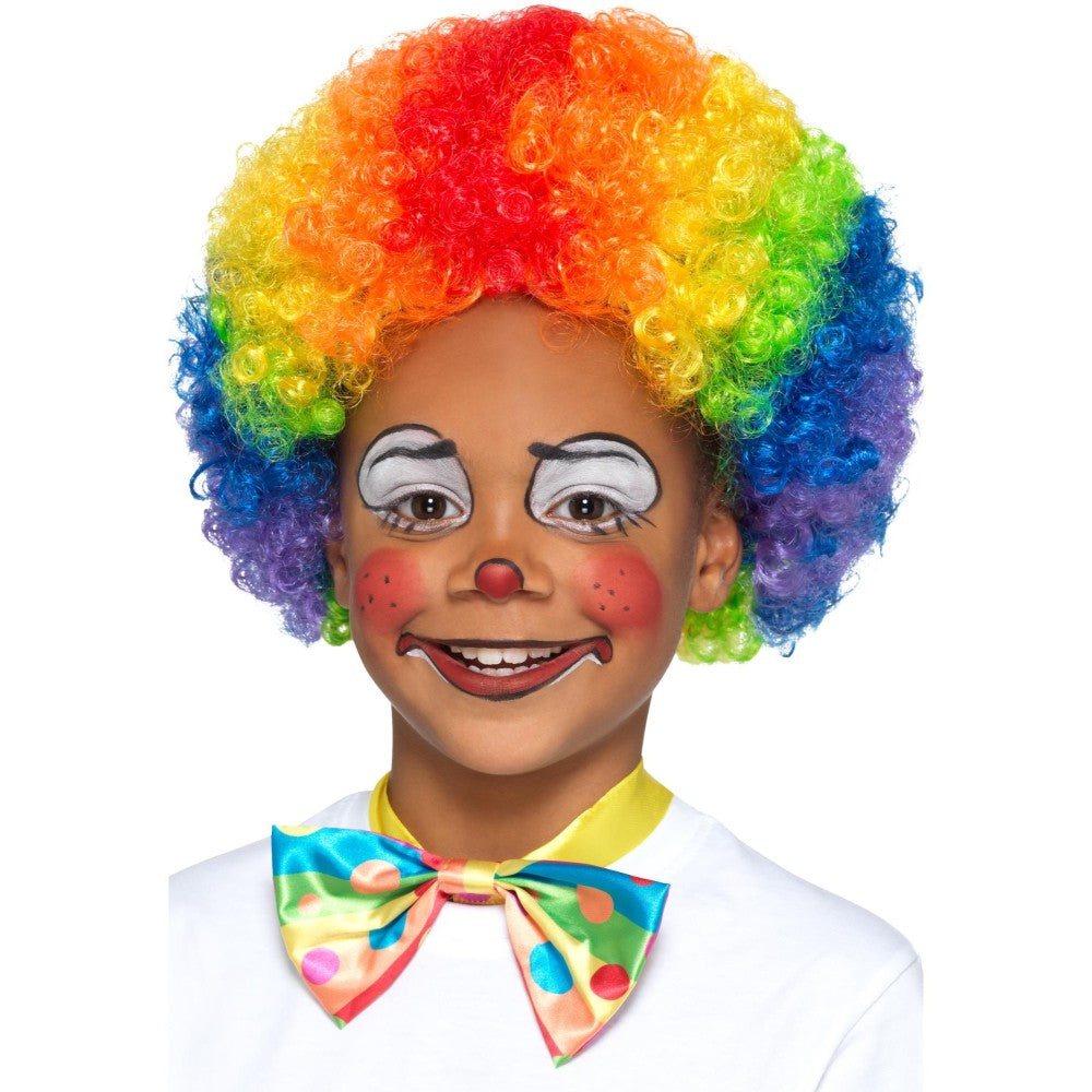 Rainbow Clown Wig, Kids